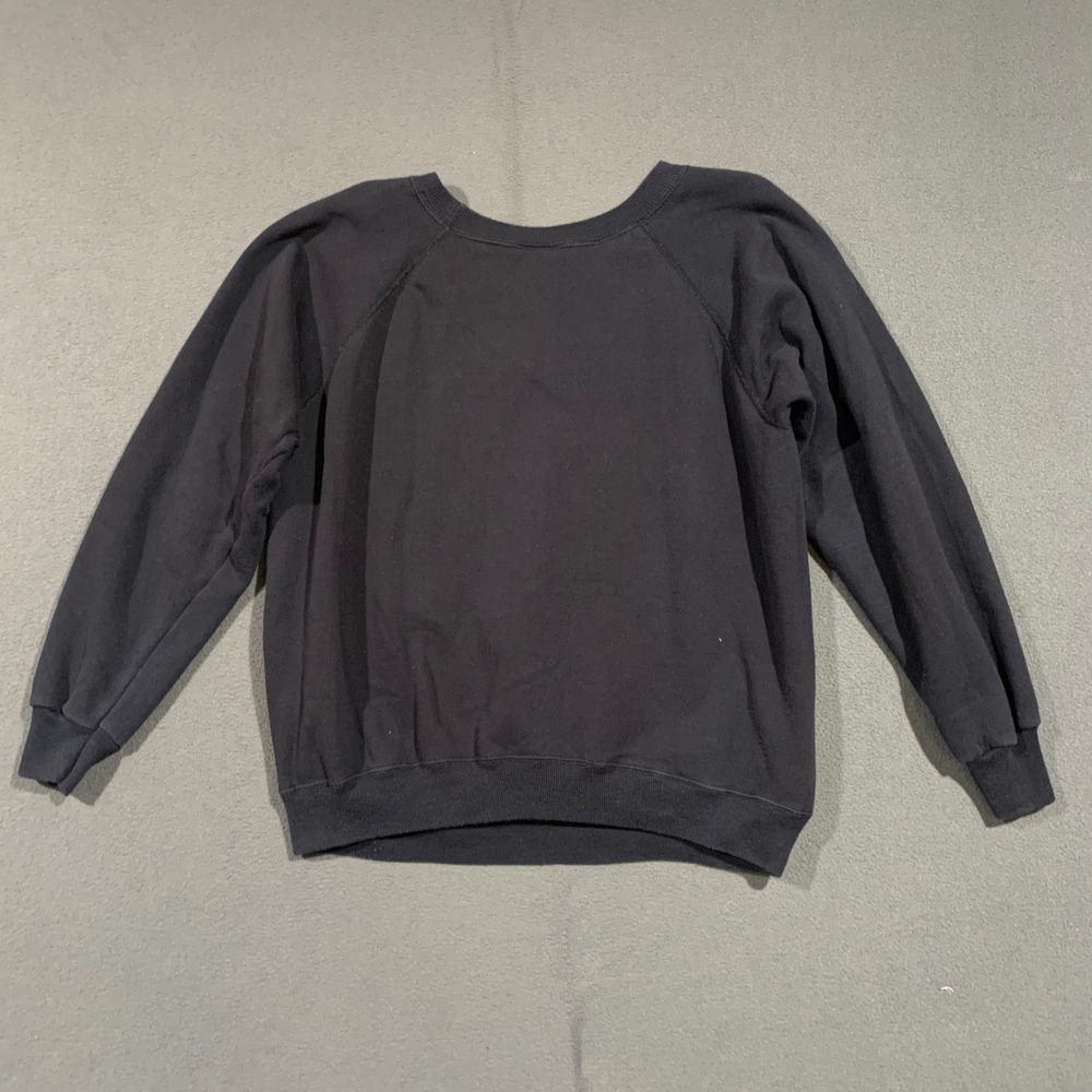 Vintage Hanes Her Way Star Quilt Applique Crewneck Sweatshirt Women's XL Black - Picture 6 of 6
